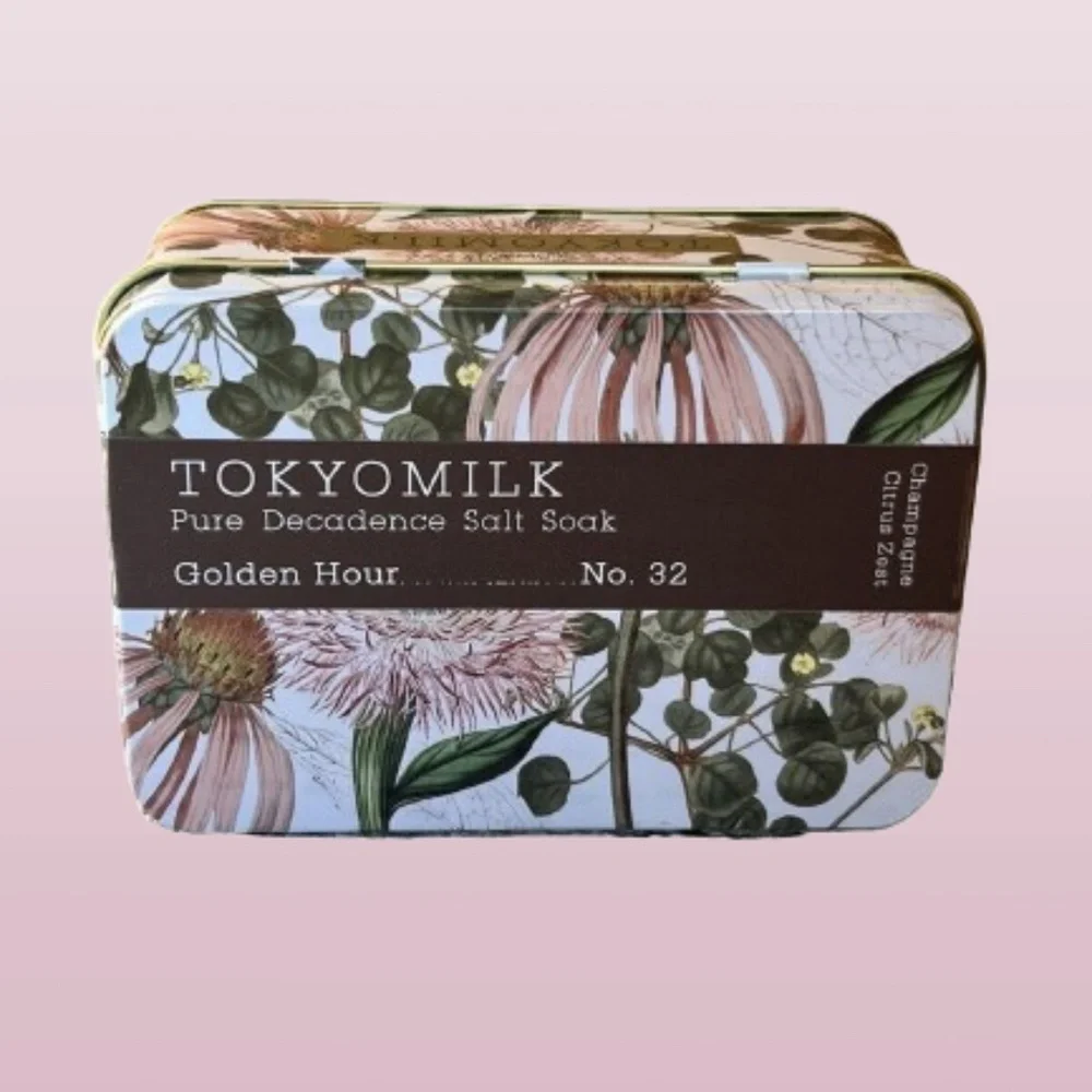 Tokyomilk Golden Hour Salt Soak No.32 Champagne Citrus Spa Gift NWT